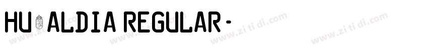 Hu_Aldia Regular字体转换